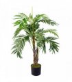 Artificial Palm Tree 120cm Leaf Design UK Large Realistic Green Home Decor