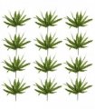 12 x 40cm Artificial Crocodile Fern Plant