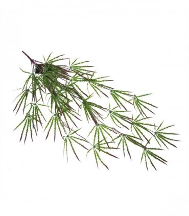Artificial Hanging Acer Spider Plant 100cm Pack of 12 - Green Plastic Leaves