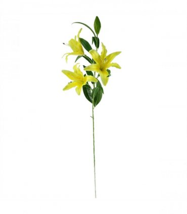 Vase Yellow 100cm Artificial Flower Arrangement Display Glass Vase 50cm Tall