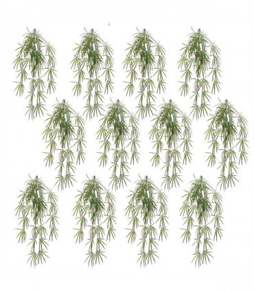 Pack of 12 x 100cm Artificial Hanging Acer Plant
