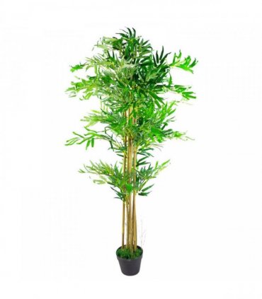 Artificial Bamboo Plants Green 150cm Leaf Design UK Realistic Foliage