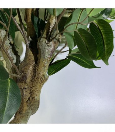 100cm Premium Artificial Ficus Twist Tree Copper Planter