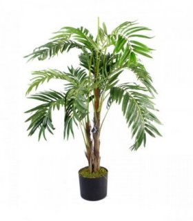 Artificial Palm Tree 120cm Green Leaf Large Realistic - Natural - Home Decor