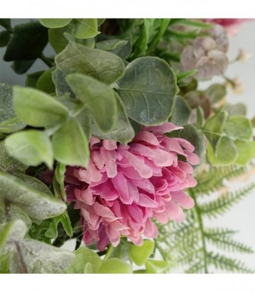 Floristry Wreath Dark Pink 45cm Large Luxury Pink Blossom Floristry Wreath
