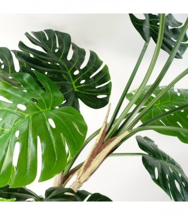 Artificial plant Green 150cm Realistic Monstera 150cm x 70cm x 70cm Black Pot