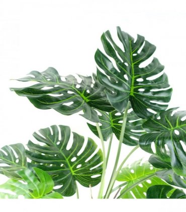 Artificial plant Green 150cm Realistic Monstera 150cm x 70cm x 70cm Black Pot