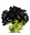 Artificial Sunflowers Purple 88cm Pack of 6 x 88cm - 18 heads - Home Decor
