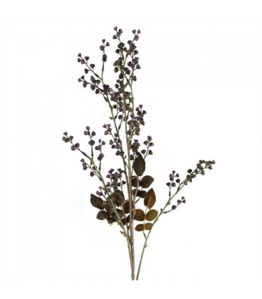 Pack of 6 x 85cm Artificial Dark Berry Stem