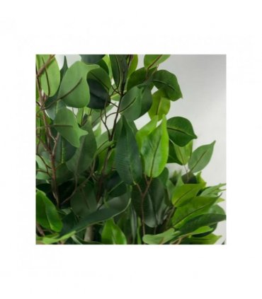 110cm Leaf Realistic Artificial Ficus Tree / Plant Copper Planter