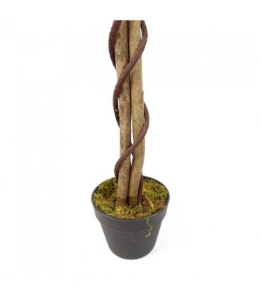 Artificial Pink Blossom Tree 150cm Pink Plastic Pot Fully Assembled Display