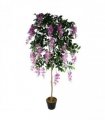 Artificial Light Pink Purple Wisteria Tree 150cm Tall x 70cm Wide Pink