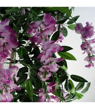 Artificial Light Pink Purple Wisteria Tree 150cm Tall x 70cm Wide Pink