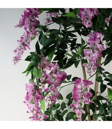 Artificial Light Pink Purple Wisteria Tree 150cm Tall x 70cm Wide Pink