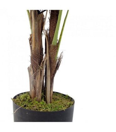 Palm Tree 120cm Green Leaf Large Artificial - Realistic Foliage - Wired Stems