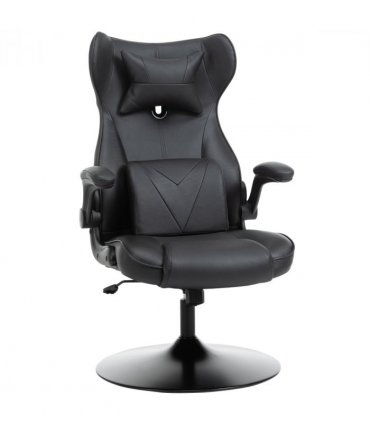Vinsetto Gaming Chair Home Office Chair w/ Swivel Pedestal Base Lumbar Support