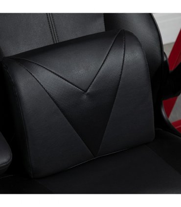 Vinsetto Gaming Chair Home Office Chair w/ Swivel Pedestal Base Lumbar Support