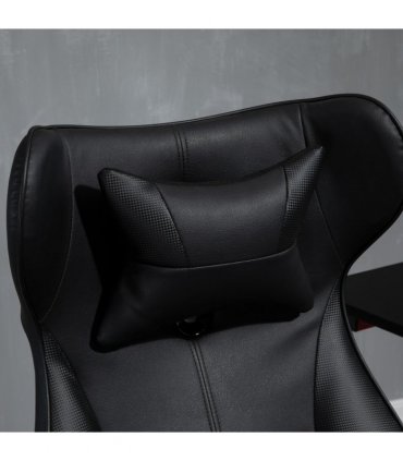 Vinsetto Gaming Chair Home Office Chair w/ Swivel Pedestal Base Lumbar Support