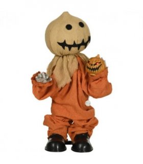 HOMCOM 80cm Outdoor Halloween Witch Prop Decoration with Light Up Eyes