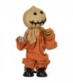 HOMCOM 80cm Outdoor Halloween Witch Prop Decoration with Light Up Eyes