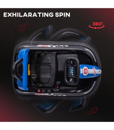 Kids Bumper Car - 360° Rotation Waltzer Car L x 48Wcm, PP and metal