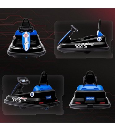 Kids Bumper Car - 360° Rotation Waltzer Car L x 48Wcm, PP and metal