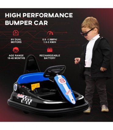 Kids Bumper Car - 360° Rotation Waltzer Car L x 48Wcm, PP and metal