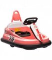 HOMCOM 6V Kids Bumper Car, 360-Degree Rotation Waltzer Car w/ 2 Speeds - Pink