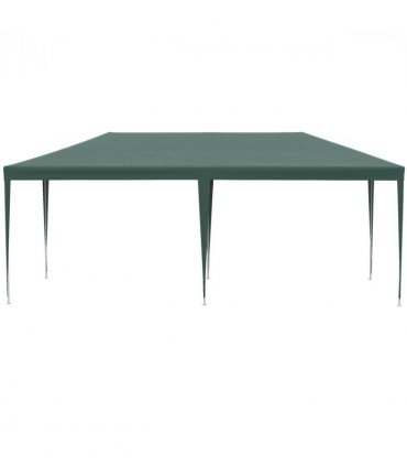 Gazebo - Green 5.83L x 2.95W x 2.55H cm Steel, plastic UV-resistant PE canopy