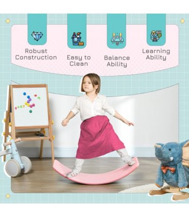 Balance Board, Kids Wobble Board Stepping Stone, Montessori Toy for 3-6 Years