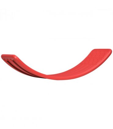 Balance Board Red PE 19.5H x 82L x 27.5Wcm Kids Wobble Board Stepping Stone