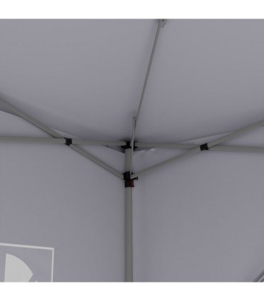 Outsunny 3mx3m Pop Up Gazebo Party Tent Canopy Marquee with Storage Bag White