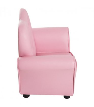 Kids Toddler Sofa Children Armchair Seating Chair Relax Girl Princess Pink