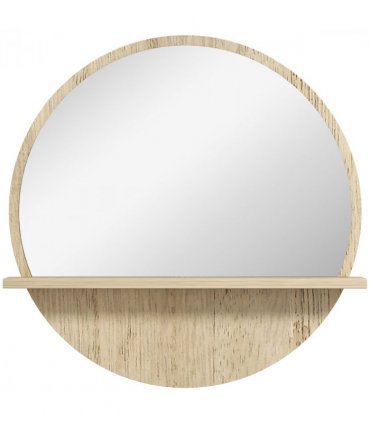 kleankin Wall Mounted Bathroom Mirror Framed Makeup Mirror for Home Decoration