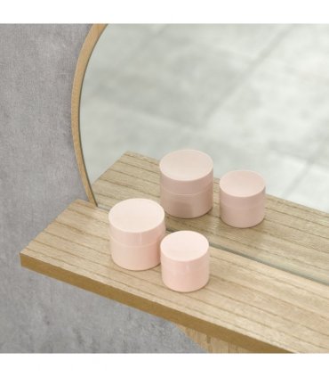 kleankin Wall Mounted Bathroom Mirror Framed Makeup Mirror for Home Decoration