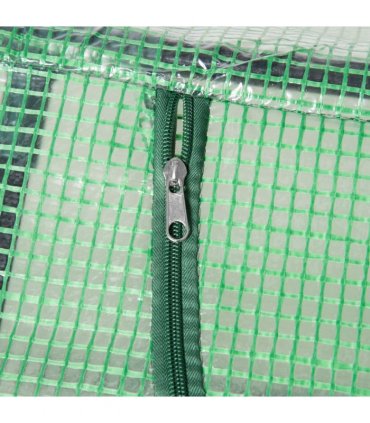Green PE plastic Mini Greenhouse 180L x 60W x 60H cm for Outdoor Growing