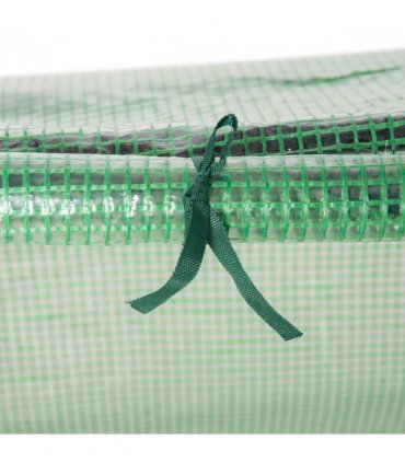 Green PE plastic Mini Greenhouse 180L x 60W x 60H cm for Outdoor Growing