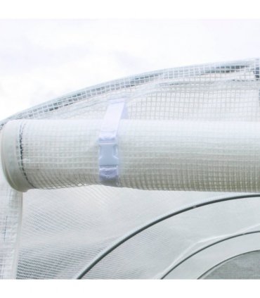 Outsunny 3 x 2 x 2m Replacement Greenhouse Cover w/ Windows, White