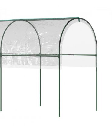 Outsunny Tomato Greenhouse with Top Tap, Pointed Bottom and Guy Ropes, Clear