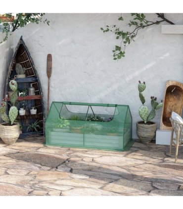 Raised Garden Bed Green 0.5mm thick steel plate 185L x 95W x 92H cm Outdoor Use