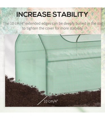 Raised Garden Bed Green 0.5mm thick steel plate 185L x 95W x 92H cm Outdoor Use