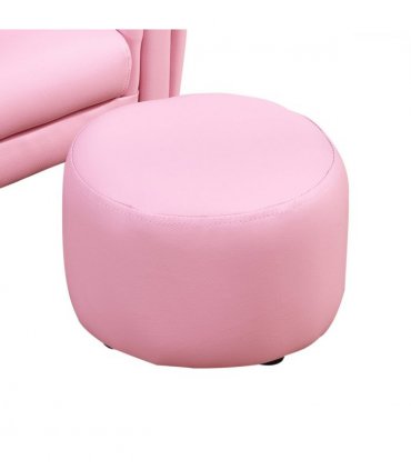 Kids Sofa Children Chair Seat Armchair Pink Wood Plastic 25D Fireproof Sponge