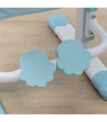 Height Adjustable Kids Desk and Chair Set, for Ages 3-12 Years - Blue