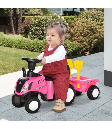 Sliding Car w/Horn Pink 91L x 29W x 44H cm Indoor & Outdoor 12-36 Months