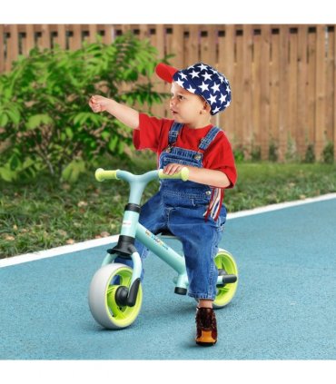 Baby Balance Bike Green Turquoise Black Grey Steel PP PU TPR EVA 18-48 months 8"