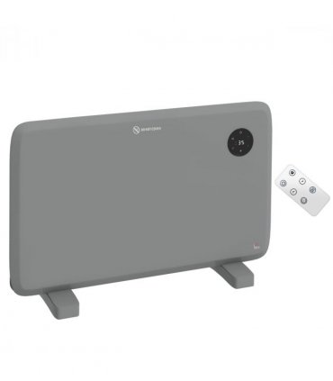 1200W Electric Convector Heater, Quiet Space Heater with LED Display, Grey