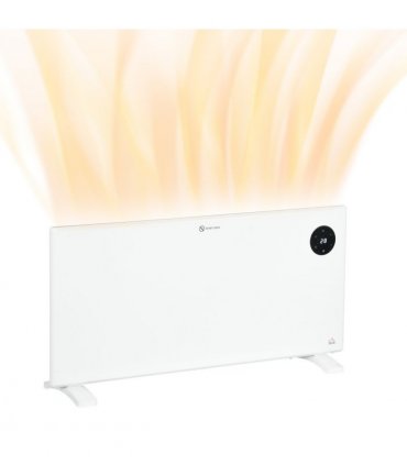 2000W Electric Convector Heater, Quiet Space Heater with LED Display, White