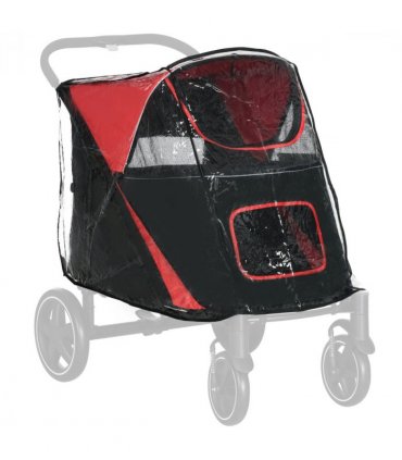 Rain Cover for Dog Pram Stroller Buggy, for Large, Medium Dogs with Rear Entry