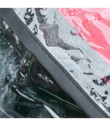 Dog Pram Rain Cover with Front, Rear Entry
