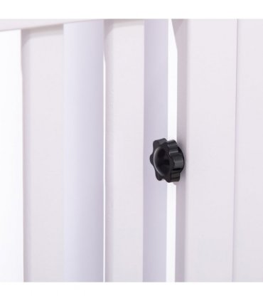 7 Panels Puppy Pen for Indoors, with Three Doors, Two-Room Design